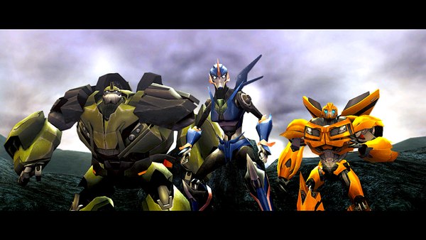 Transformers Prime Wii U Screenshot Arcee Bulkhead And Bumblebee (6 of 12)